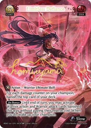 Limitless Defiance (CSR) — Radiant Origins