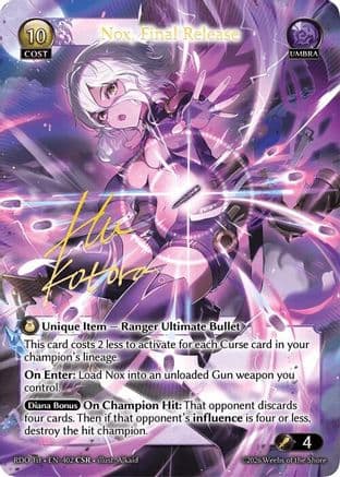 Nox, Final Release (CSR) — Radiant Origins