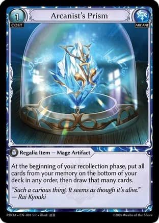 Arcanist's Prism — Radiant Origins