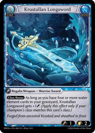 Krustallan Longsword — Radiant Origins