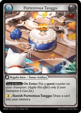 Portentous Tanggu — Radiant Origins