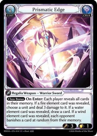 Prismatic Edge — Radiant Origins