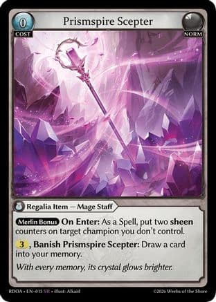 Prismspire Scepter — Radiant Origins