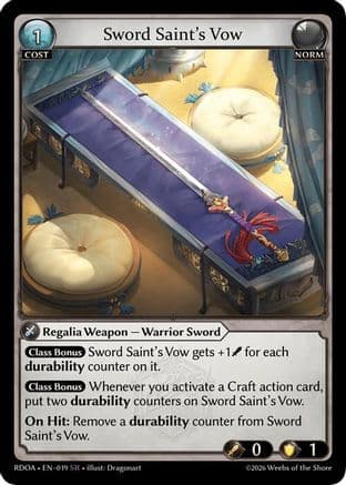 Sword Saint's Vow — Radiant Origins