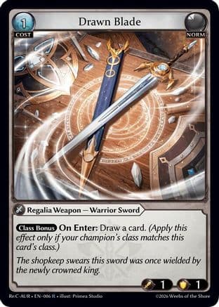 Drawn Blade — Mordred Re: Collection, Aurelian Regent