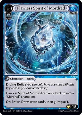 Flawless Spirit of Mordred — Grand Archive TCG card