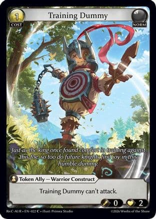 Training Dummy — Mordred Re: Collection, Aurelian Regent