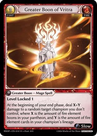 Greater Boon of Vritra — Radiant Origins: Pantheon