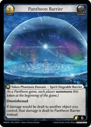 Pantheon Barrier (049) — Radiant Origins: Pantheon