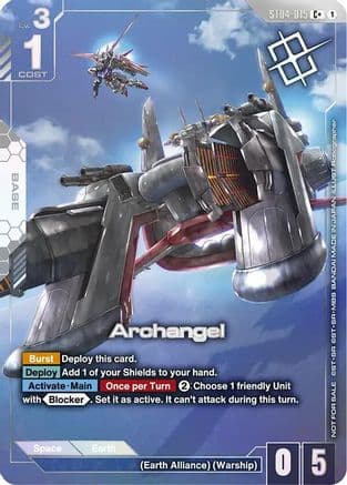 Archangel (Store Tournament Winner Pack 04) — Gundam Promotional Cards
