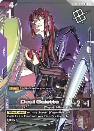 Desil Galette (Store Tournament Winner Pack 04) — Gundam Promotional Cards