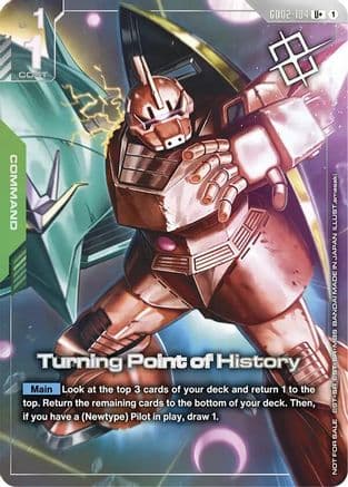 Turning Point of History (Store Tournament Winner Pack 04) — Gundam Promotional Cards