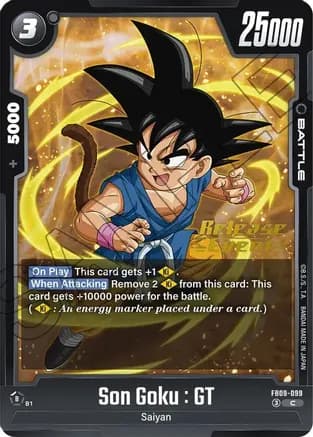 Son Goku : GT - FB09-099 — Dual Evolution Release Event Cards