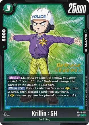Krillin : SH — Dual Evolution Release Event Cards