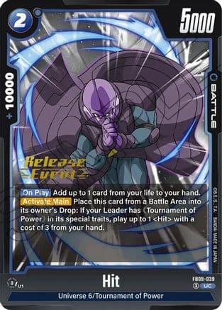 Hit — Dual Evolution Release Event Cards