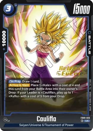 Caulifla — Dual Evolution Release Event Cards