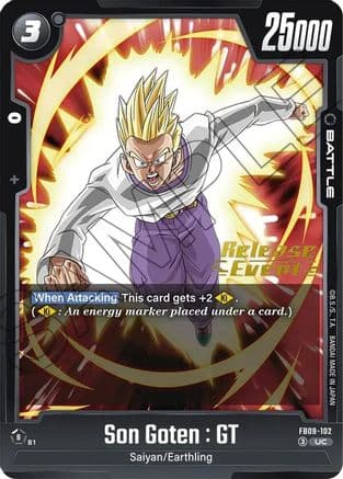 Son Goten : GT - FB09-102 — Dual Evolution Release Event Cards
