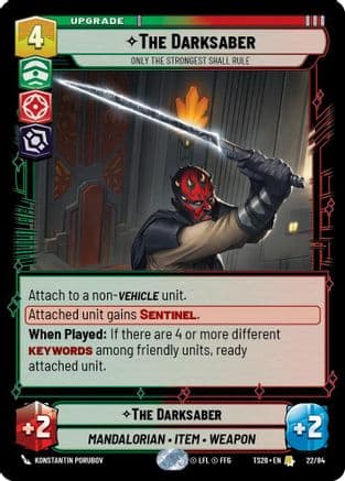 The Darksaber - Only the Strongest Shall Rule — Twin Suns