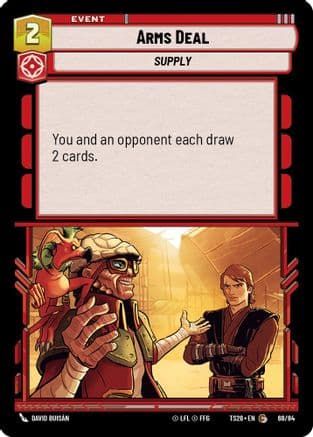 Arms Deal — Twin Suns Star Wars: Unlimited card by David Buisán
