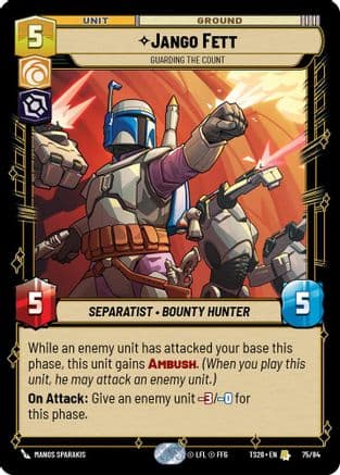 Jango Fett - Guarding the Count — Twin Suns