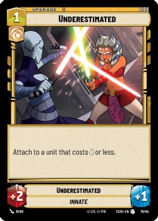 Underestimated — Twin Suns Star Wars: Unlimited card by Reno