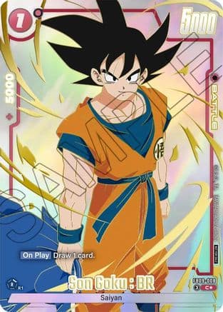 Son Goku : BR - FB09-008 (Limited Pack 26-27 WAVE1) — Tournament and Championship Promos