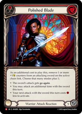 Polished Blade (Red) — Armory Deck Origins: Hala