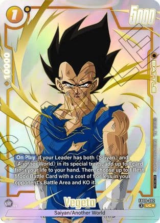 Vegeta - FB09-092 (Limited Pack 26-27 WAVE1) — Tournament and Championship Promos