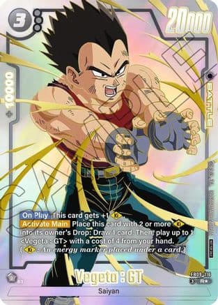 Vegeta : GT - FB09-116 (Limited Pack 26-27 WAVE1) — Tournament and Championship Promos