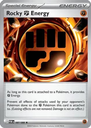 Rocky Fighting Energy - 087/088 (Non-Holo) — Deck Exclusives
