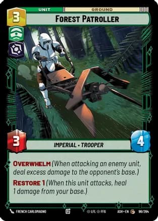 Forest Patroller — Ashes of the Empire Star Wars: Unlimited card by French Carlomagno