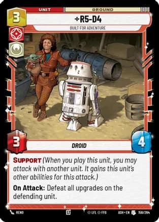 R5-D4 - Built for Adventure — Ashes of the Empire Star Wars: Unlimited card by Reno