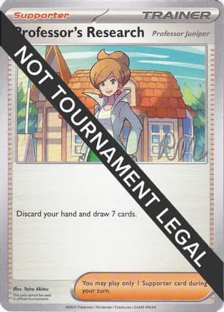 Professor's Research [Professor Juniper] - 2025 (Riley McKay) — World Championship Decks