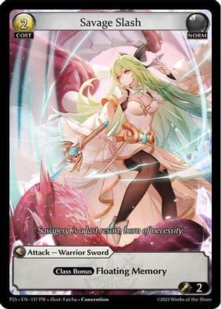 Savage Slash — Promotional Cards