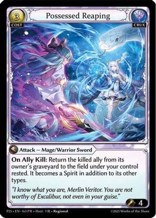 Possessed Reaping — Promotional Cards