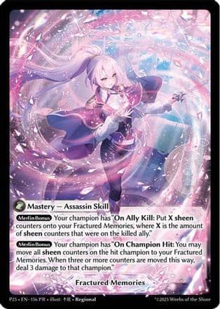 Fractured Memories — Promotional Cards