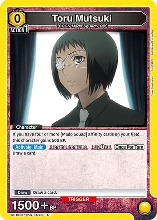 Toru Mutsuki (023) — UE18BT: Tokyo Ghoul