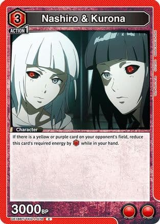 Nashiro & Kurona — UE18BT: Tokyo Ghoul
