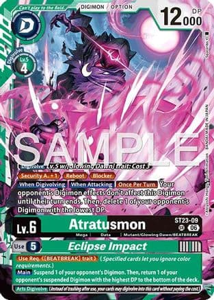 Atratusmon // Eclipse Impact — Digimon Card Game card