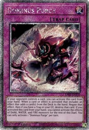 Dominus Purge (Platinum Secret Rare) — Rarity Collection 5