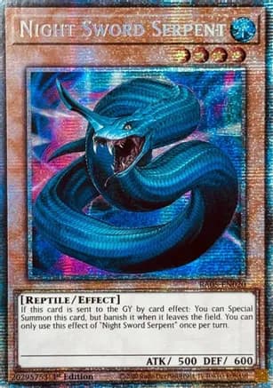 Night Sword Serpent (Starlight Rare) — Rarity Collection 5
