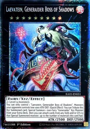 Laevatein, Generaider Boss of Shadows (Starlight Rare) — Rarity Collection 5