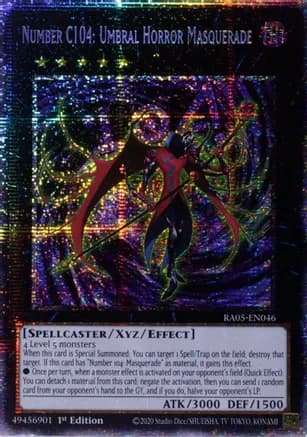 Number C104: Umbral Horror Masquerade (Starlight Rare) — Rarity Collection 5