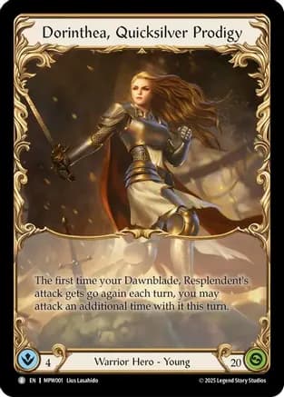Dorinthea, Quicksilver Prodigy — Mastery Pack Warrior