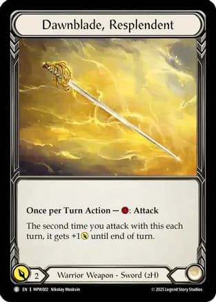 Dawnblade, Resplendent — Mastery Pack Warrior