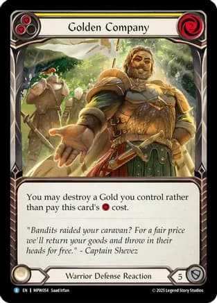 Golden Company (Yellow) — Mastery Pack Warrior