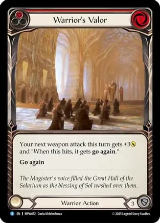 Warrior's Valor — Mastery Pack Warrior