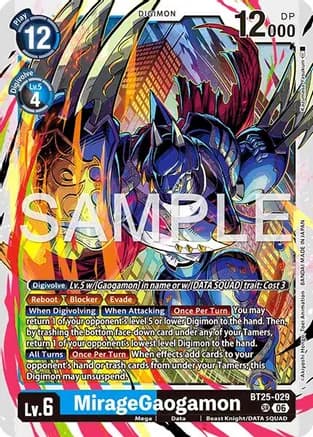 MirageGaogamon — Dual Revolution