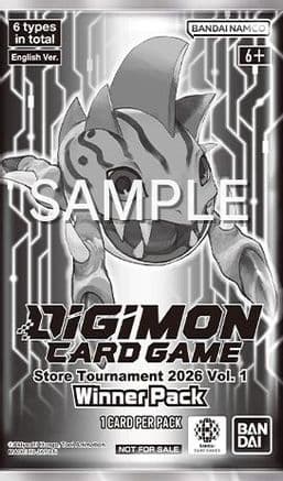 Store Tournament 2026 Vol. 1 Winner Pack — Digimon Promotion Cards