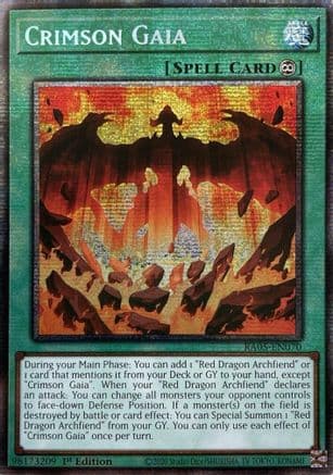 Crimson Gaia (Starlight Rare) — Rarity Collection 5